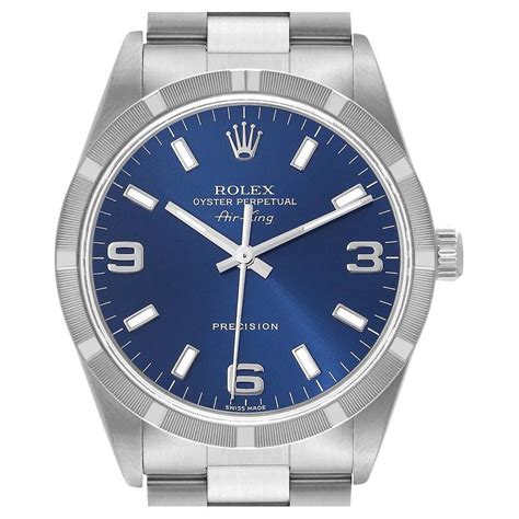 movimento rolex 14010|Rolex Air King 14010 blue bar UNumber USED mens .